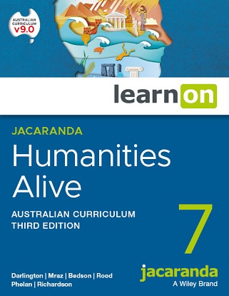 Jacaranda Humanities Alive 7 Australian Curriculum 3e LearnON