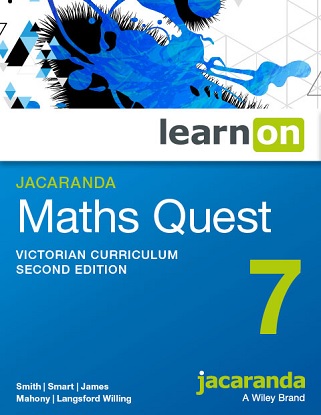 Jacaranda Maths Quest VIC:  7  [LearnON] [For the Victorian Curriculum] 2e