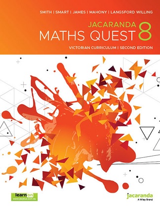 Jacaranda Maths Quest VIC:  8  [Text + LearnON] [For the Victorian Curriculum] 2e