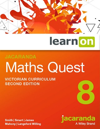Jacaranda Maths Quest VIC:  8  [LearnON] [For the Victorian Curriculum] 2e