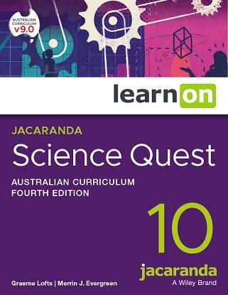 Jacaranda Science Quest: 10 AC - LearnON Only [For the Aust Curriculum] 4e
