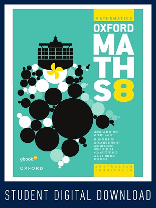 Oxford Maths:  8 obook pro [1 year subscription] [For the Aust Curriculum]