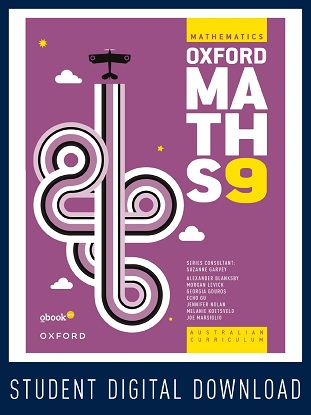 Oxford Maths:  9 obook pro [1 year subscription] [For the Aust Curriculum]