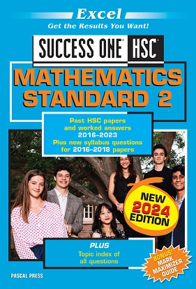 Excel Success One:  HSC Mathematics Standard 2 - 2024